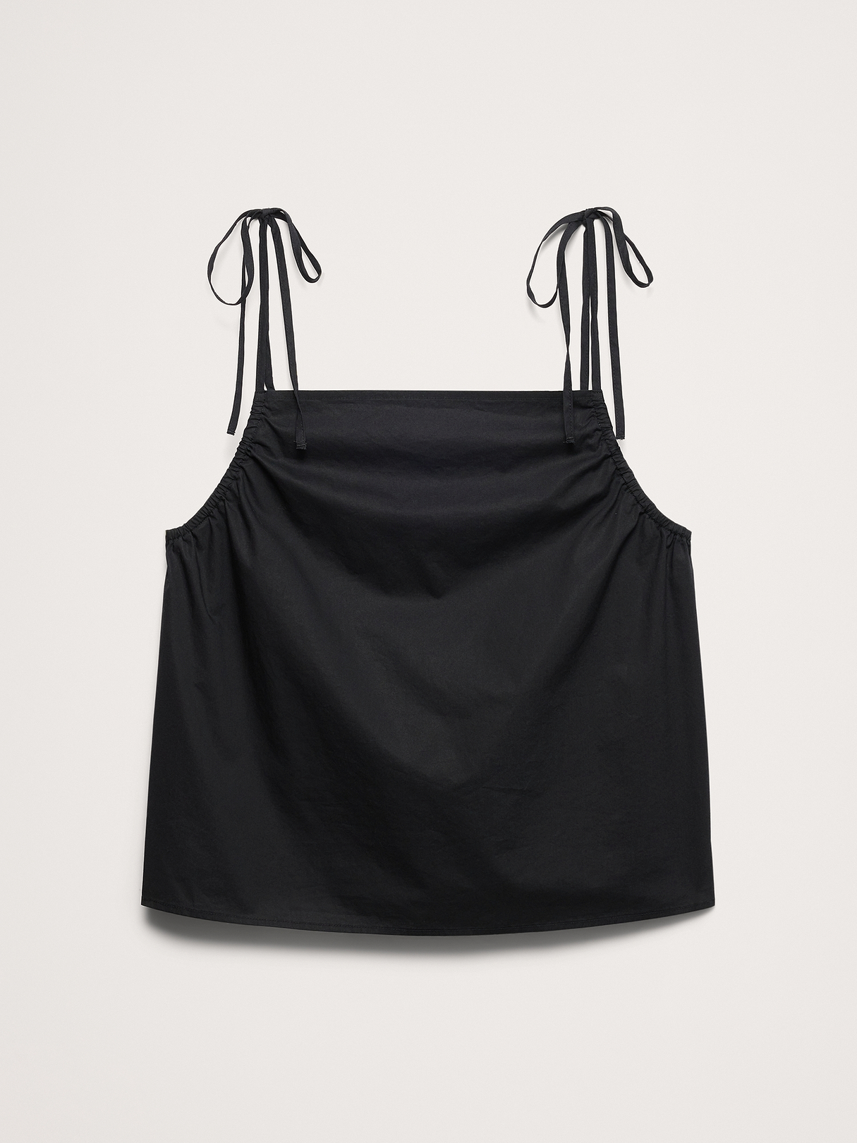 Cotton Poplin Tie-Strap Tank | Banana Republic