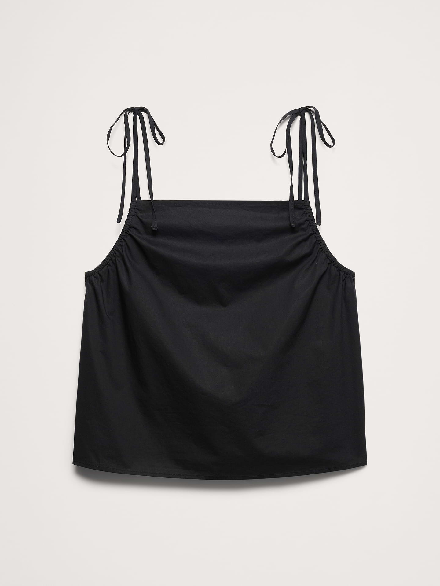 Image number 4 showing, Cotton Poplin Tie-Strap Tank