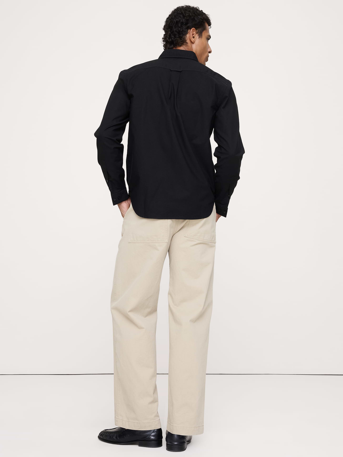 L'image numéro 3 présente Chemise Oxford de coton coupe standard
