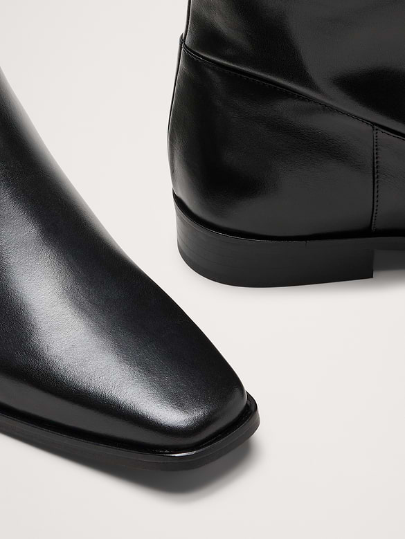 Botte cavalière en cuir italien