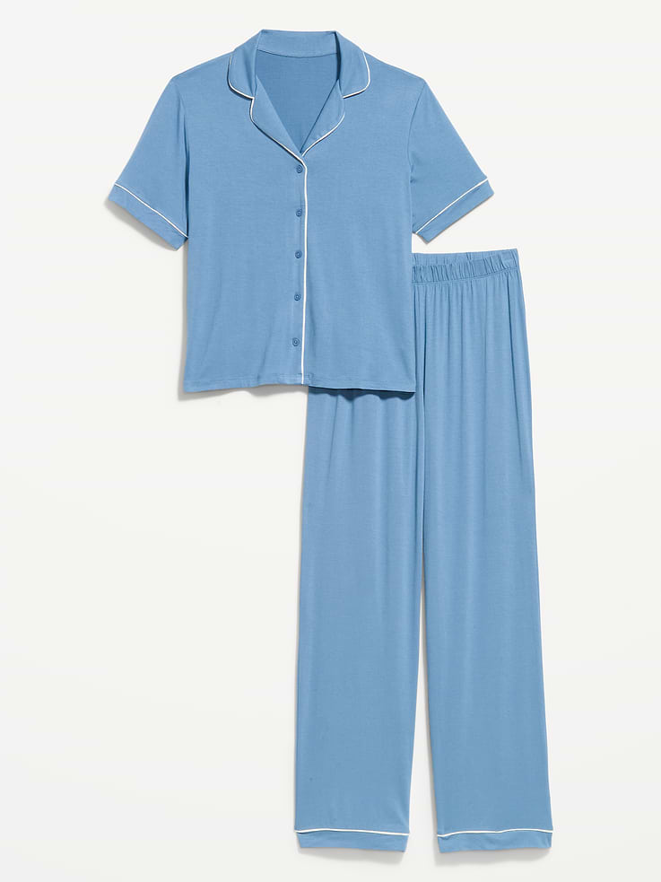 Image number 3 showing, Sunday Sleep Knit Jersey Pant Set