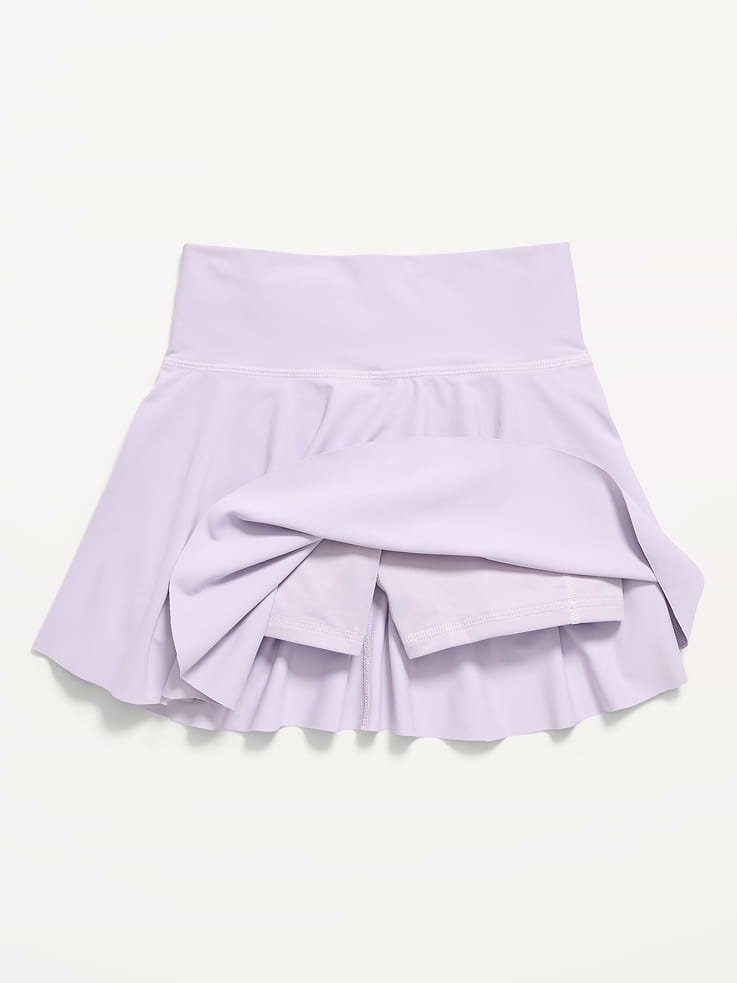 Image 6 of 6, High-Waisted PowerSoft Skort for Girls