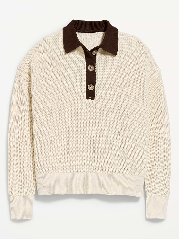 Image number 4 showing, Shaker Polo Sweater