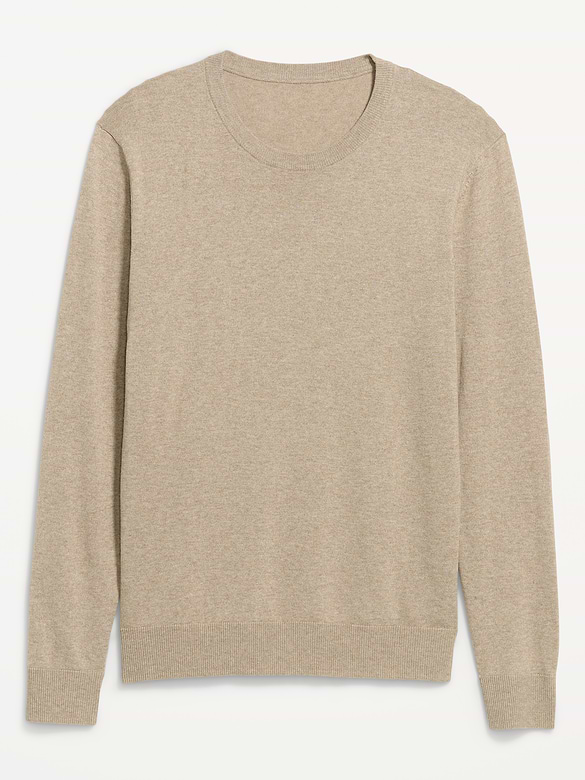 Washed Crew-Neck Sweater