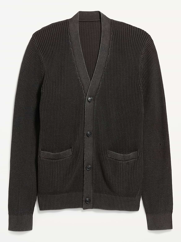 Washed Cardigan Sweater
