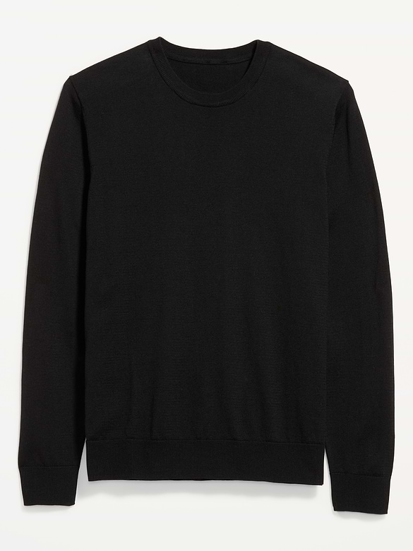 Washed Crew-Neck Sweater
