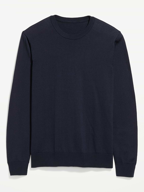 Washed Crew-Neck Sweater