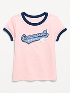 Image number 1 showing, Cinnamoroll™ Ringer Graphic T-Shirt for Girls