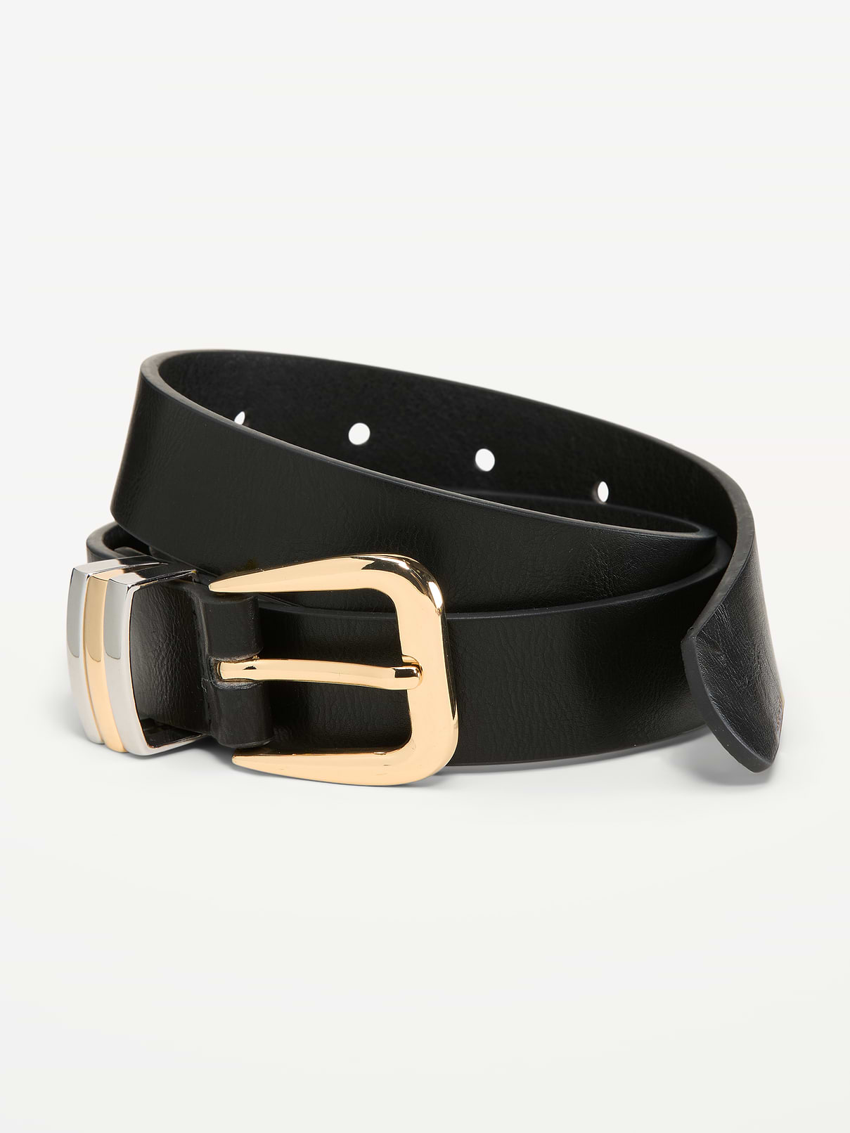 Image number 1 showing, Triple-Loop Skinny Belt for Women