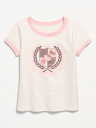 Image number 1 showing, Hello Kitty® Ringer Graphic T-Shirt for Girls