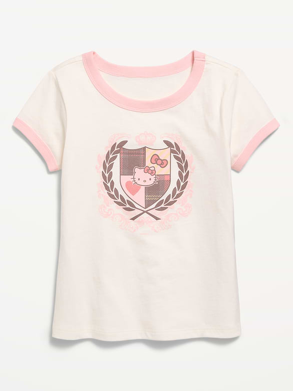 Hello Kitty® Ringer Graphic T-Shirt for Girls