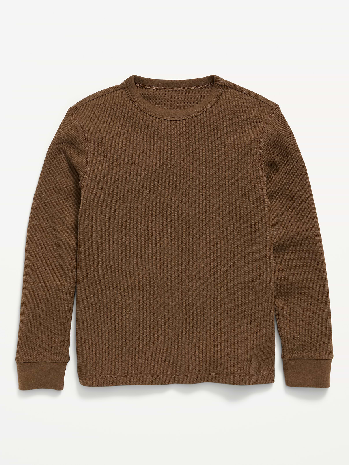 L'image numéro 1 présente T-shirt à manches longues en tricot isotherme gaufré pour garçon