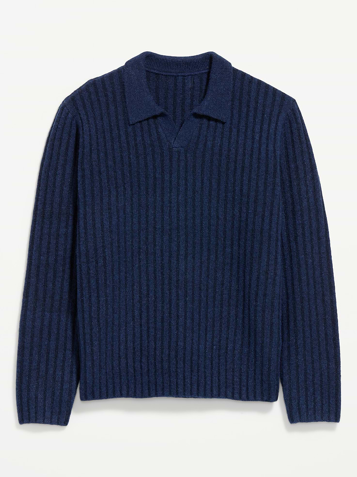 Image number 4 showing, Long-Sleeve Polo Sweater