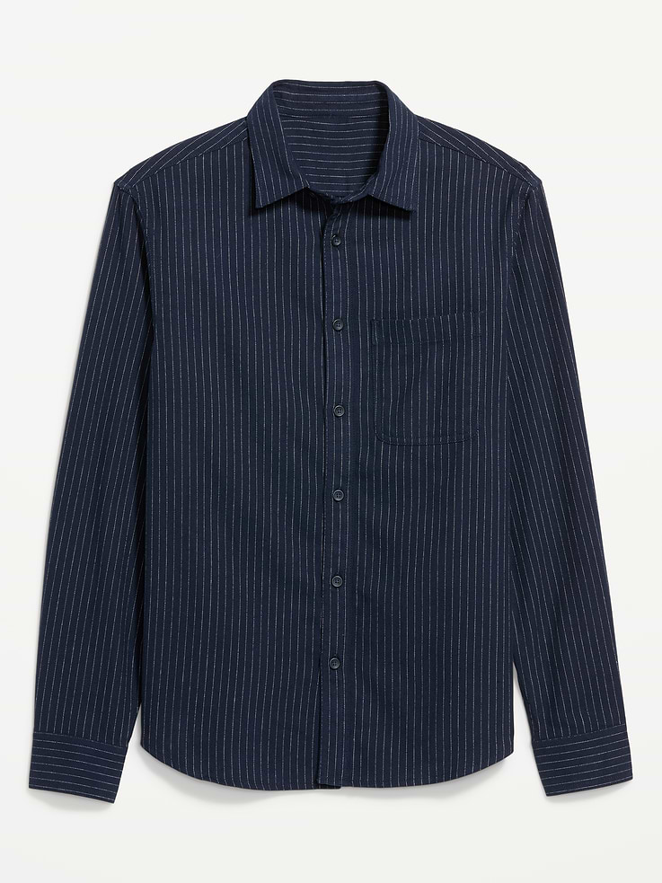 Image number 4 showing, Relaxed Long-Sleeve Flannel Pocket Shirt