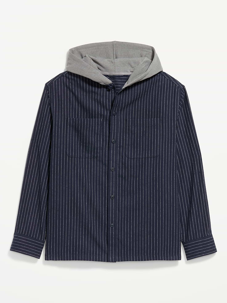 Image number 4 showing, Long-Sleeve Flannel Hooded Shirt