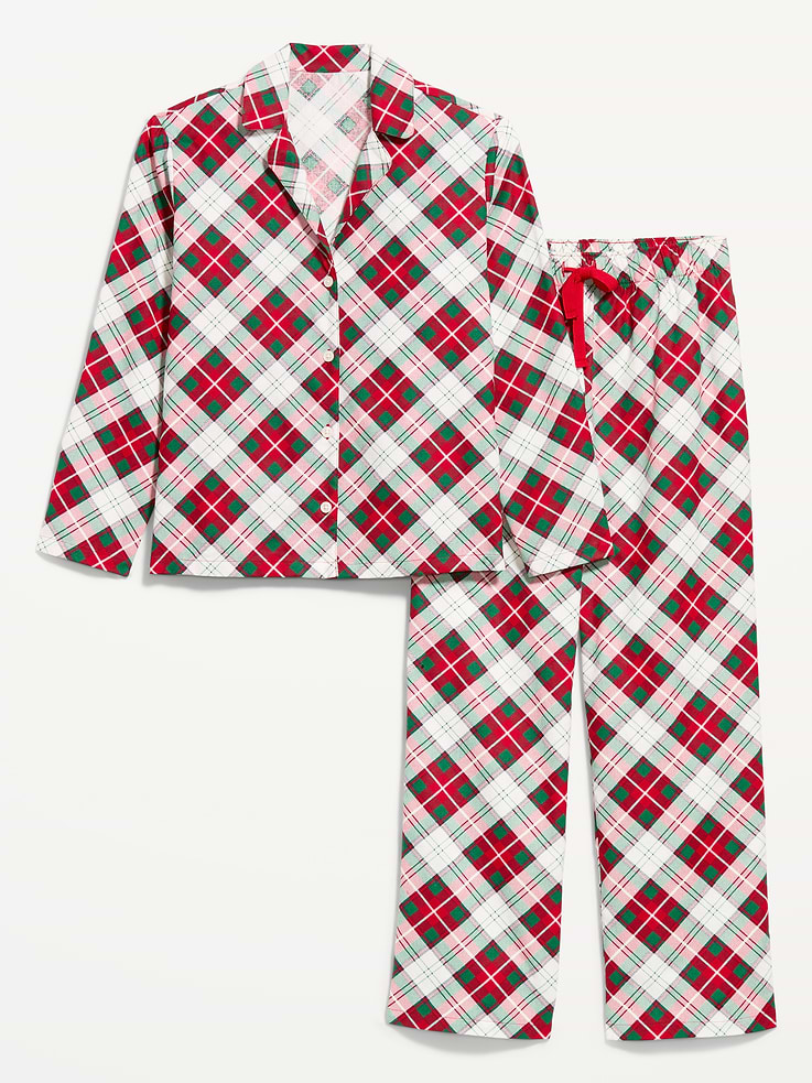 Image number 3 showing, Printed Flannel Pajama Pant Set for Women