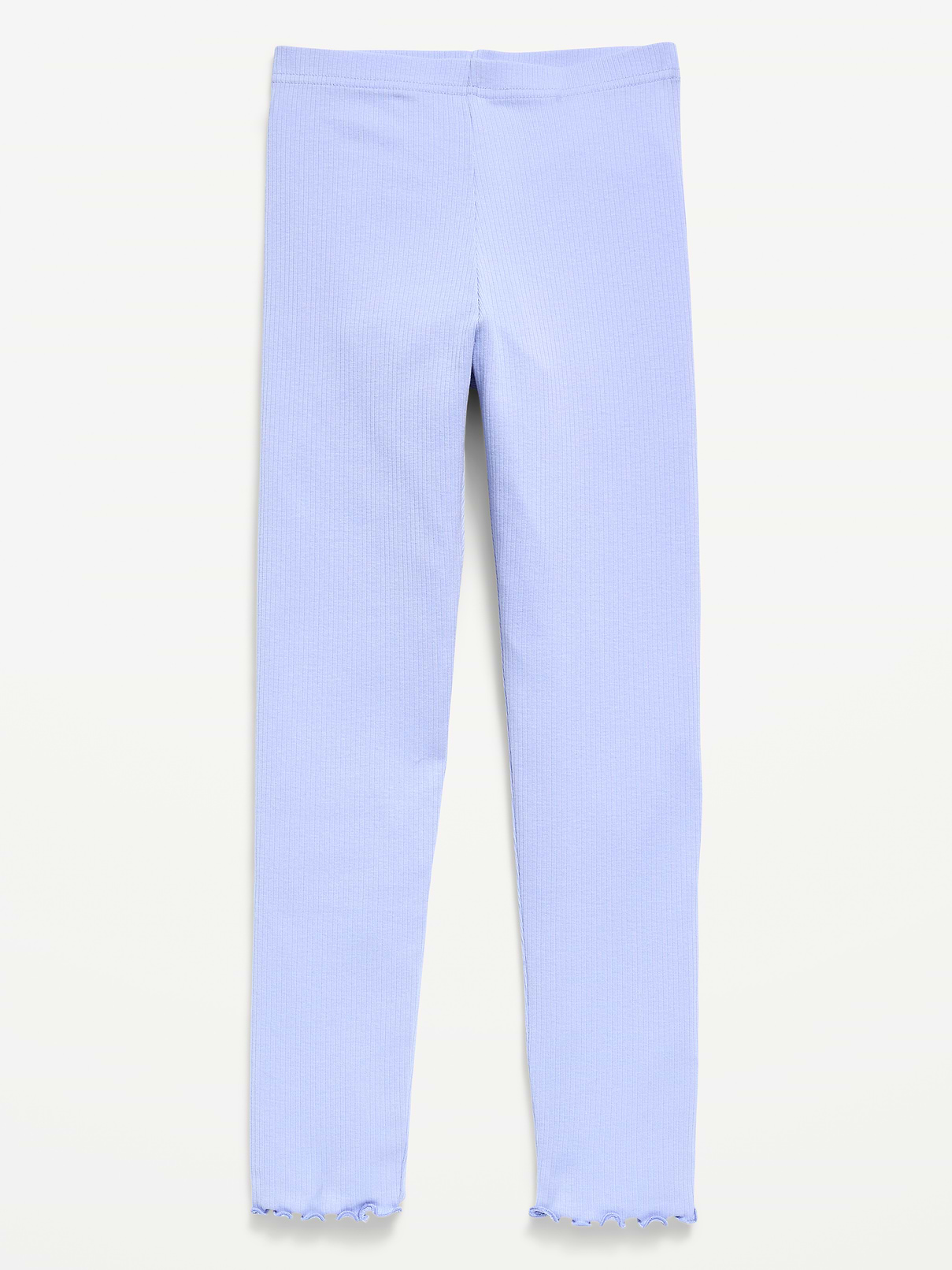 L'image numéro 1 présente Legging côtelé à bord ondulé pour fille
