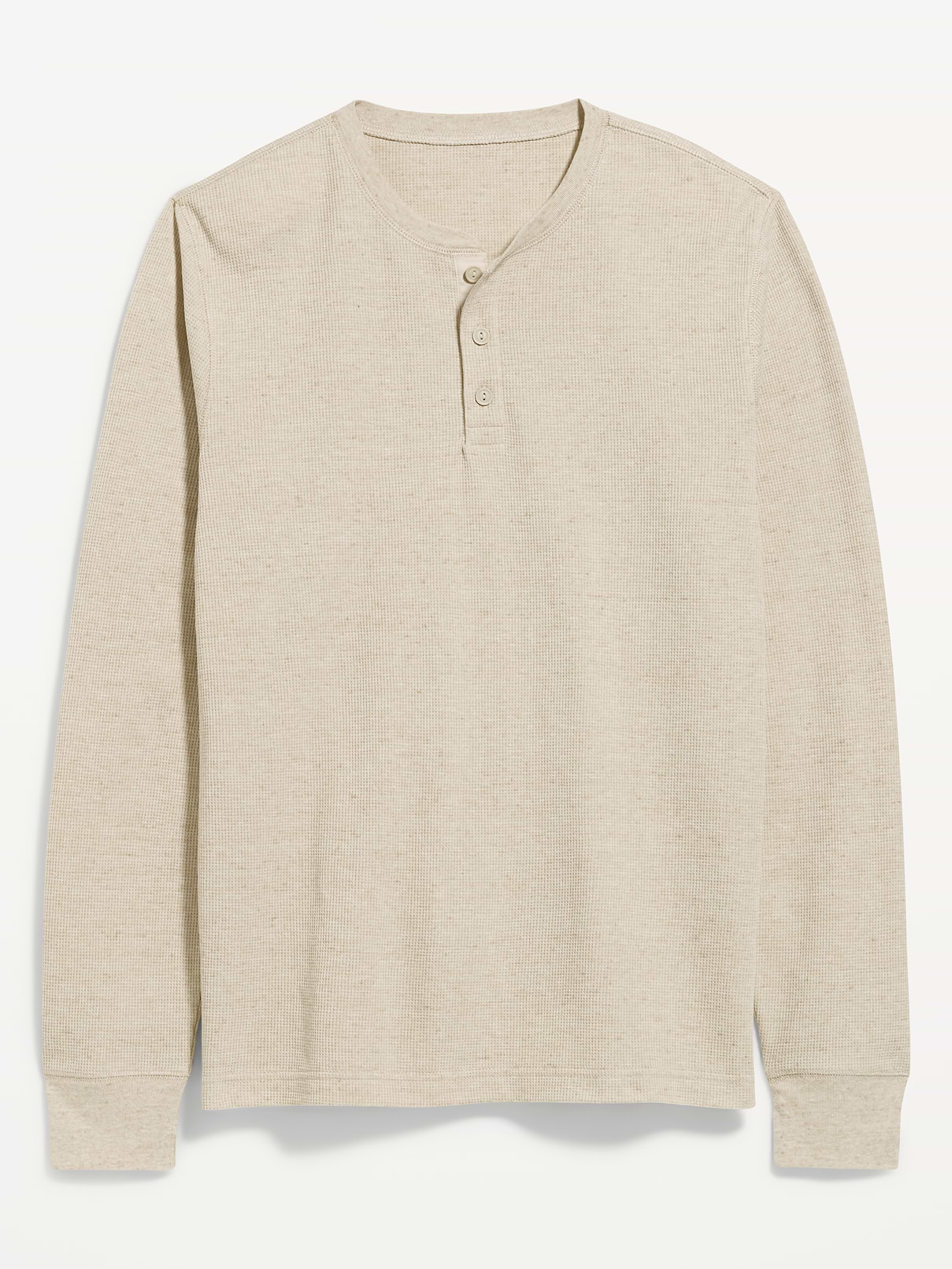 Image number 3 showing, Long-Sleeve Waffle Henley T-Shirt