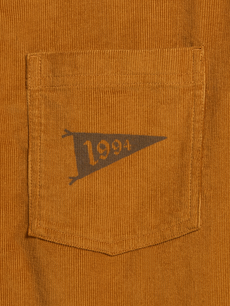 Image number 5 showing, Loose Fit Long-Sleeve Corduroy Shirt