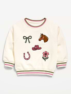 Image number 1 showing, Long-Sleeve Graphic Sweatshirt for Toddler Girls