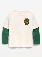 Image number 1 showing, 2-in-1 T-Shirt for Toddler Boys