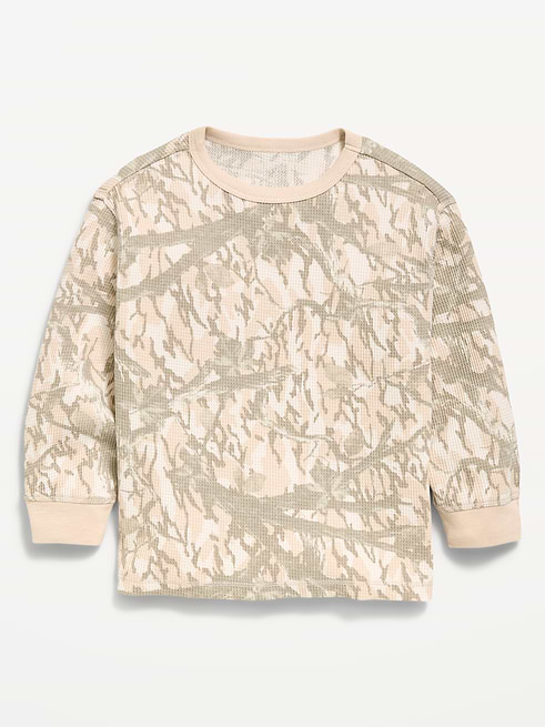 Long Long-Sleeve Waffle Knit T-Shirt for Toddler Boys on clearance at Old Navy — 55% off