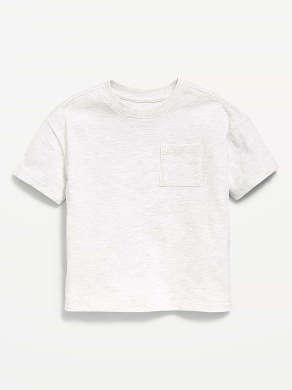 Oversized Short-Sleeve Pocket T-Shirt for Toddler Boys