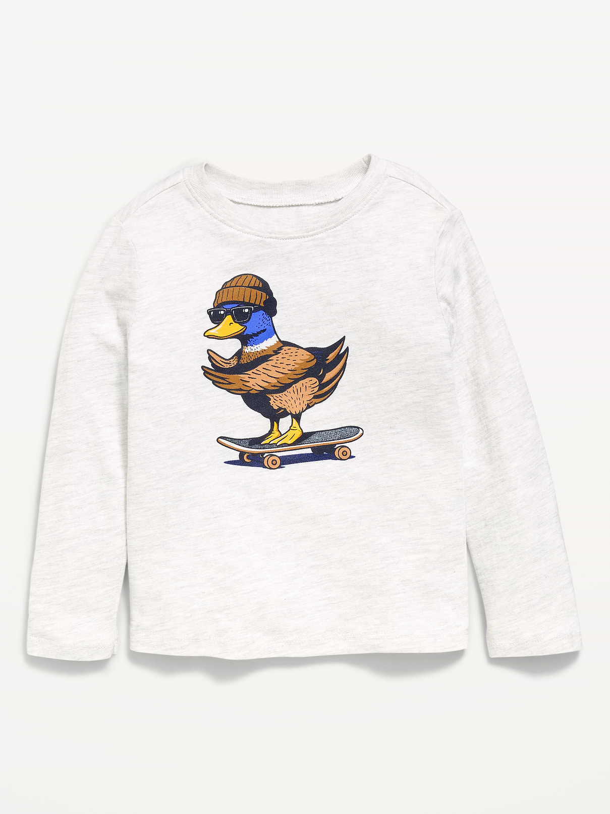 Image number 1 showing, Long-Sleeve Graphic T-Shirt for Toddler Girls