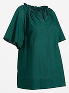 Image number 1 showing, Maternity Ruffle-Collar Popover Top