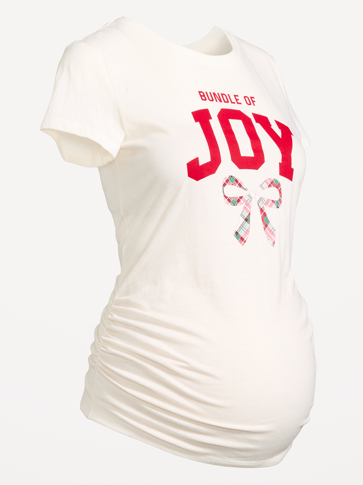 Image number 2 showing, Maternity Side-Shirred Graphic T-Shirt