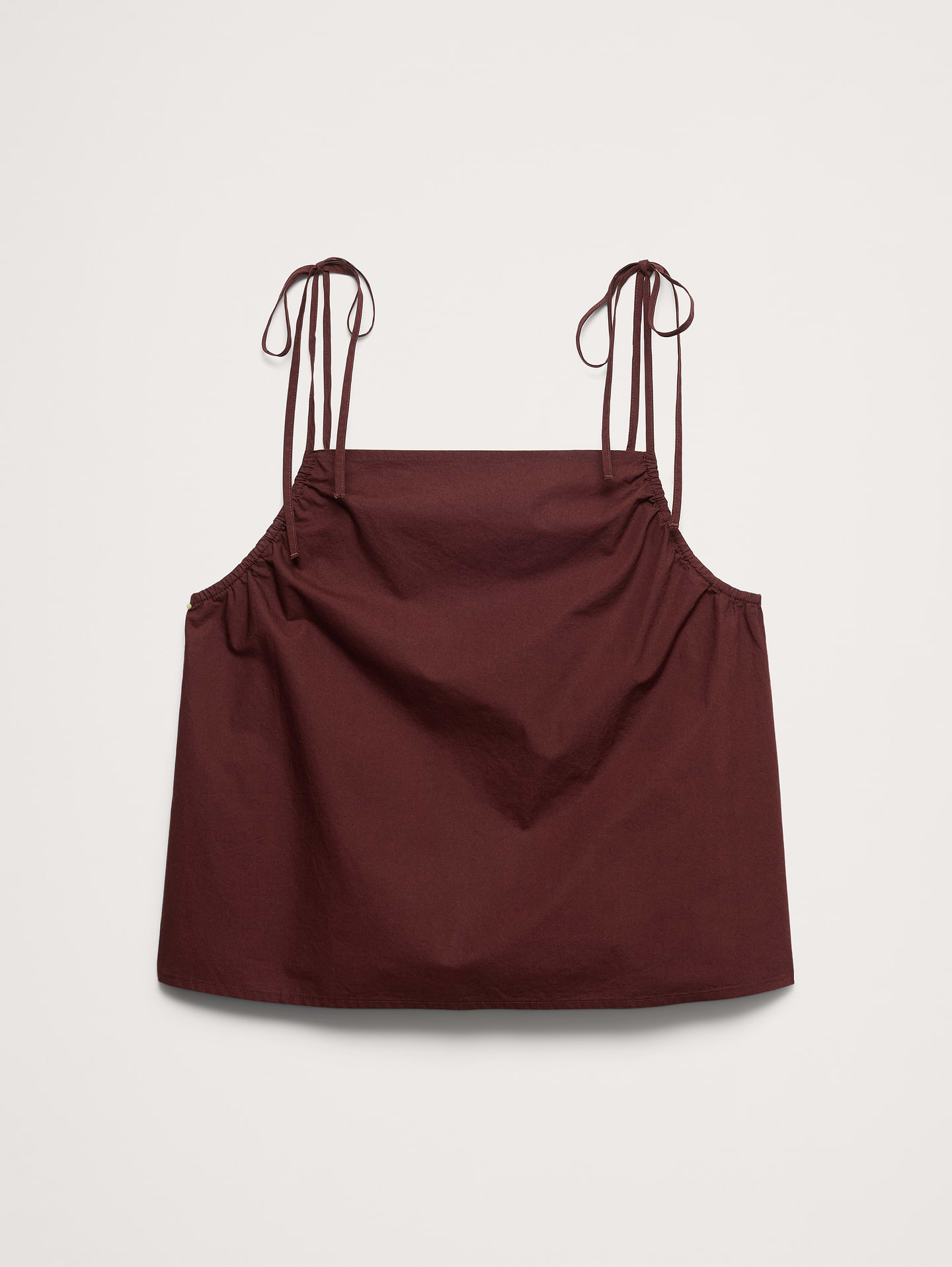 Image number 7 showing, Cotton Poplin Tie-Strap Tank
