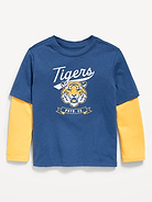 Image number 1 showing, 2-in-1 T-Shirt for Toddler Boys