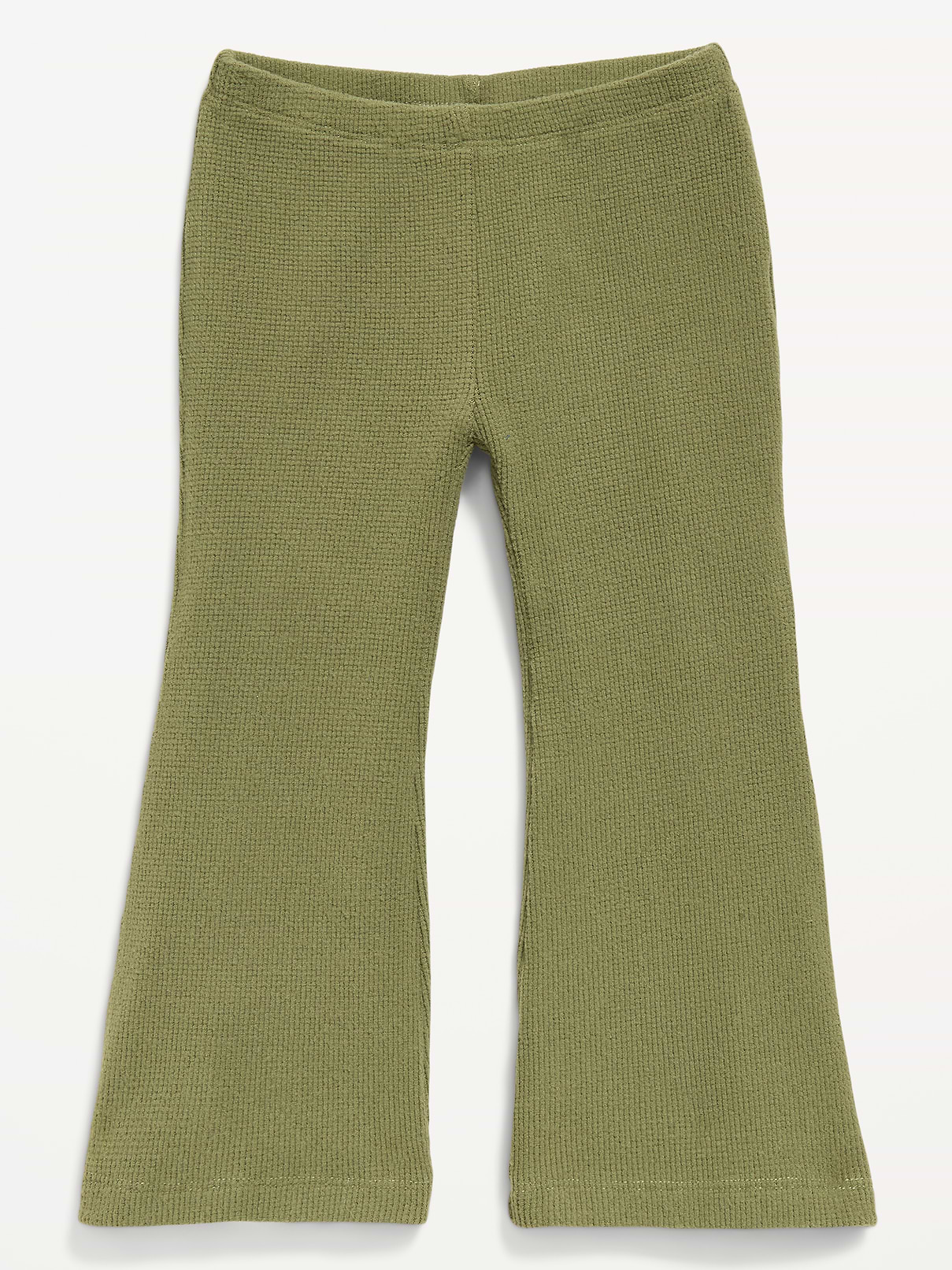 Image number 1 showing, Waffle Knit Flared Leggings for Toddler Girls