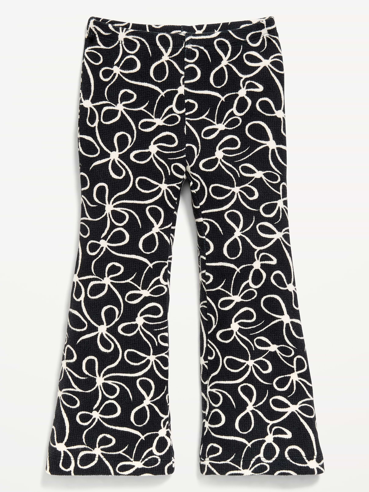 Image number 1 showing, Waffle Knit Flared Leggings for Toddler Girls
