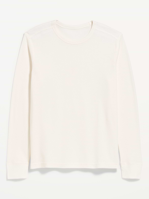Crew-Neck Waffle T-Shirt