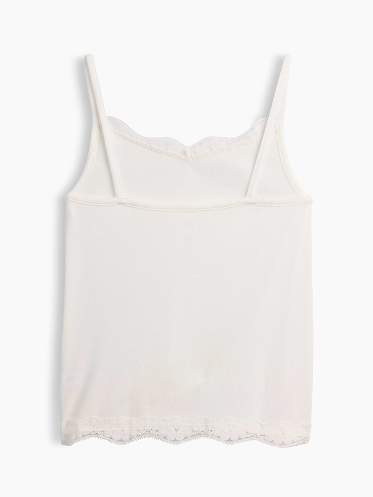 Image number 2 showing, Kids Lace-Trim Cami