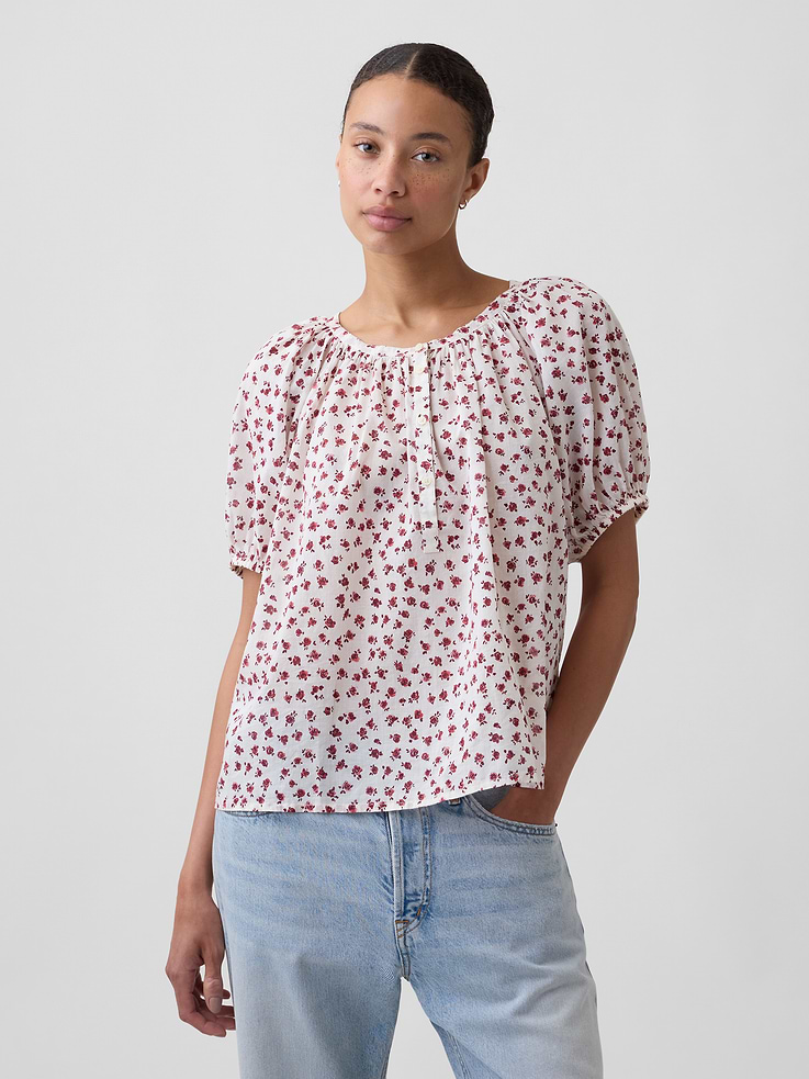 Image number 1 showing, Oversized Puff Sleeve Top