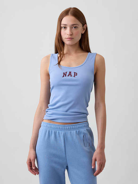 Gap Logo Ribbed Tank Top
