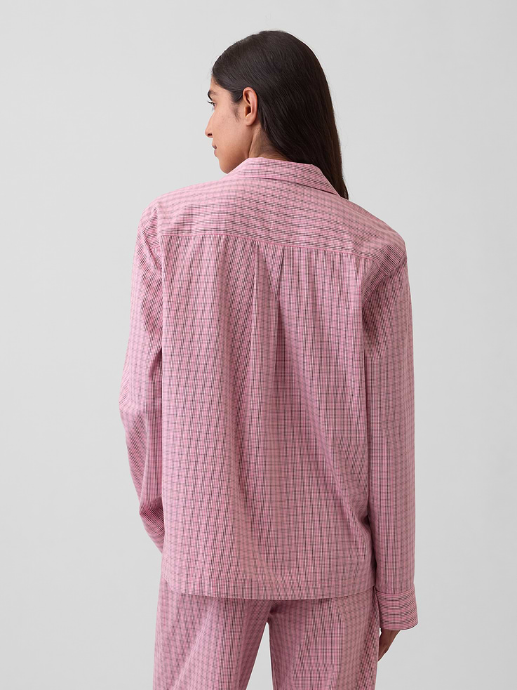 Image number 3 showing, Poplin PJ Shirt