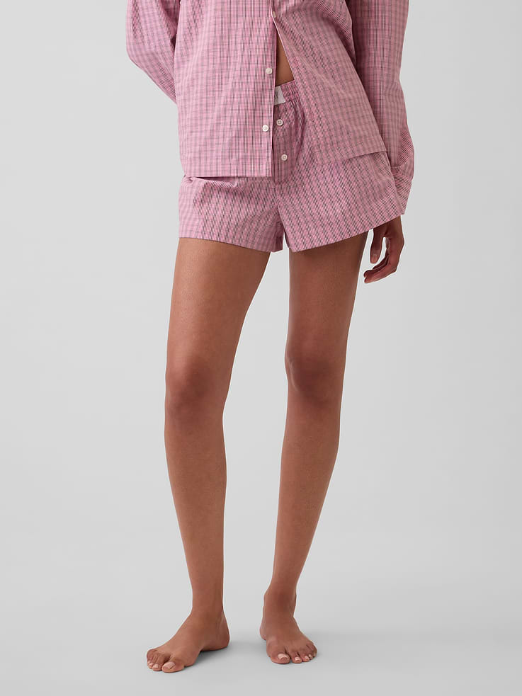 Image number 2 showing, Poplin PJ Boxer Shorts