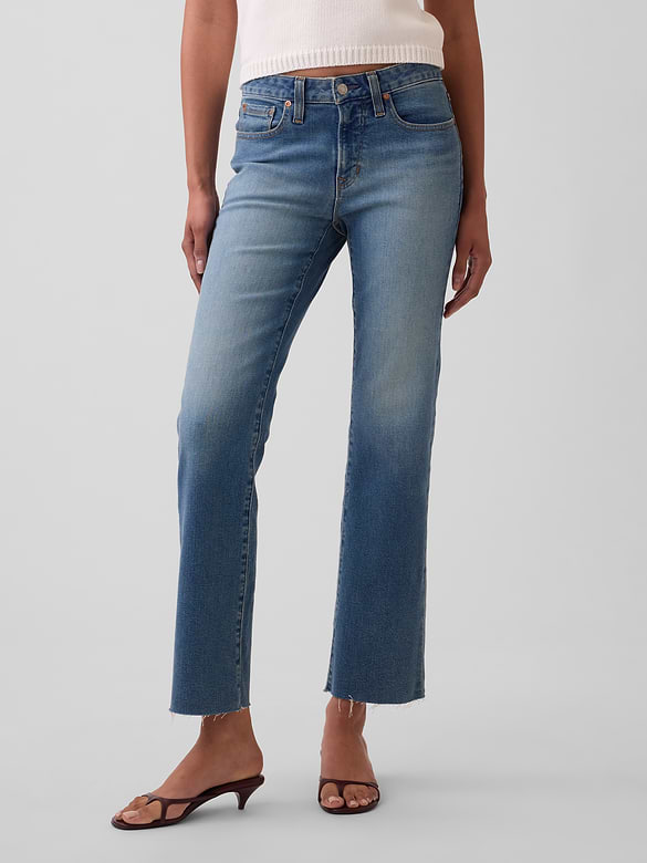 Low Rise Long & Lean Crop Jeans