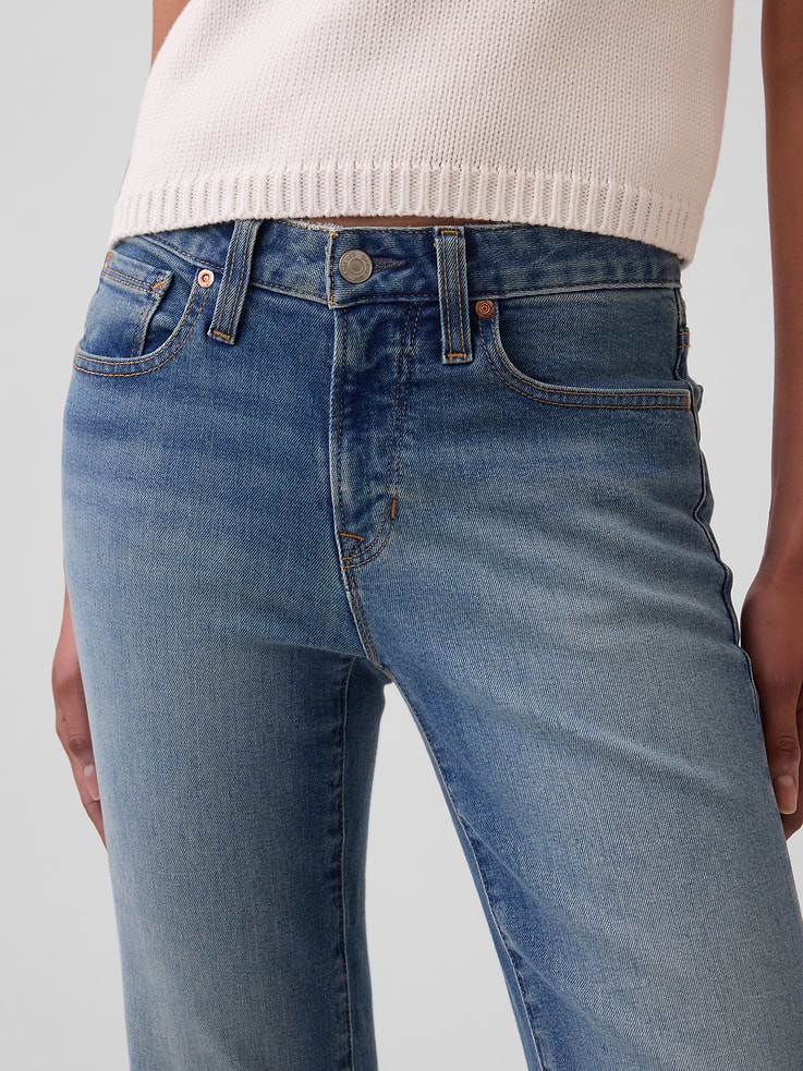 Image number 6 showing, Low Rise Long & Lean Crop Jeans