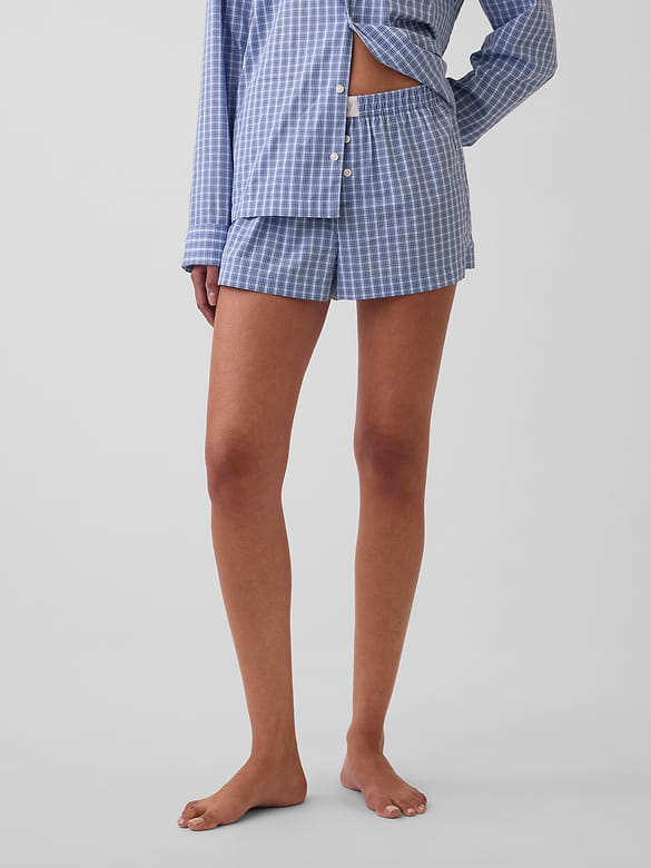 Poplin PJ Boxer Shorts