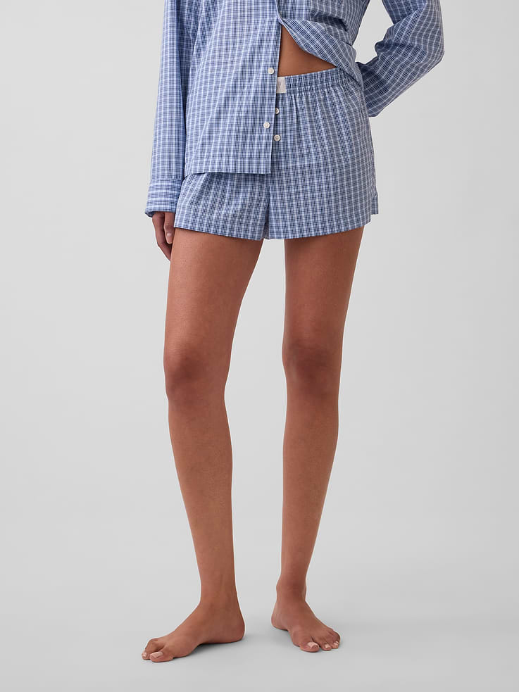 L'image numéro 2 présente Boxeur de pyjama en popeline
