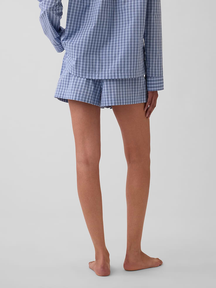L'image numéro 4 présente Boxeur de pyjama en popeline