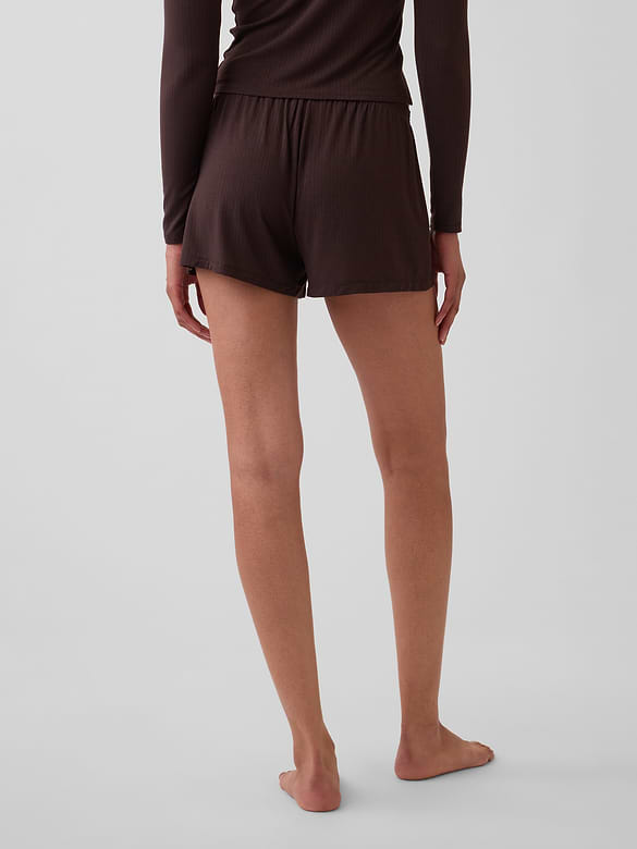 SoftMade Modal Rib PJ Shorts