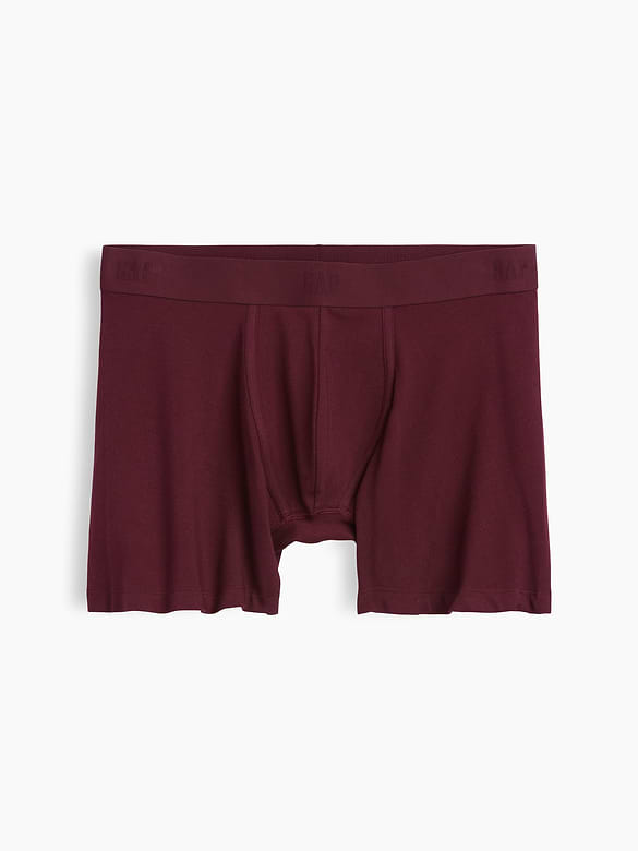 5" Organic Stretch Cotton Boxer Briefs