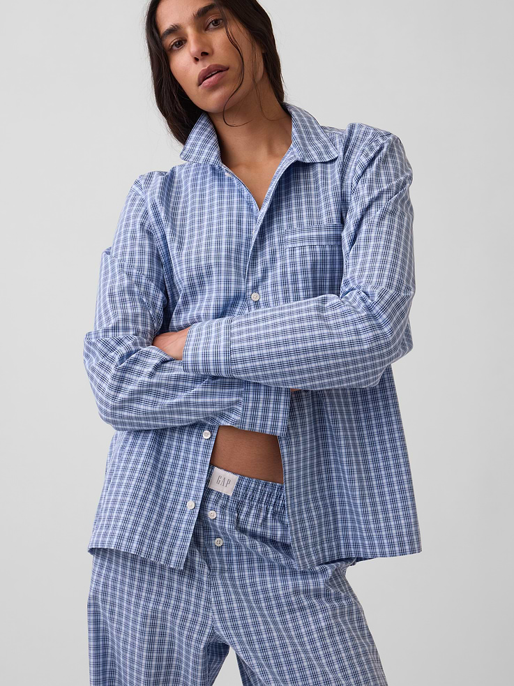 Image number 7 showing, Poplin PJ Pants