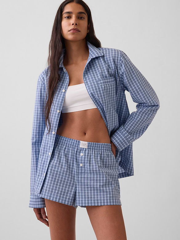 Poplin PJ Boxer Shorts