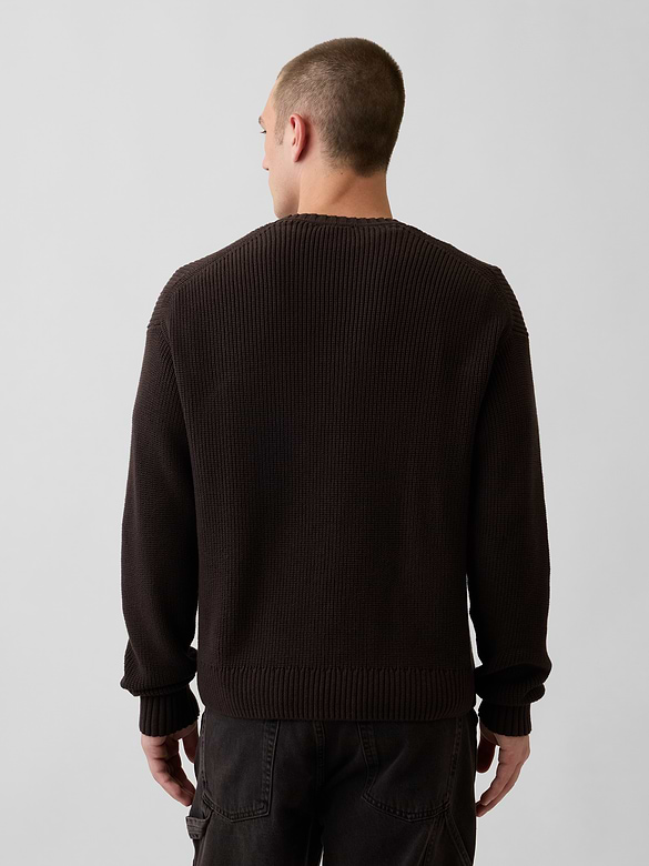 Relaxed Shaker Sweater